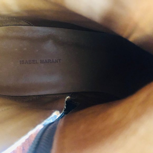 Isabel Marant Dicker Brown Ankle Boots size 40/10 - Picture 8 of 8